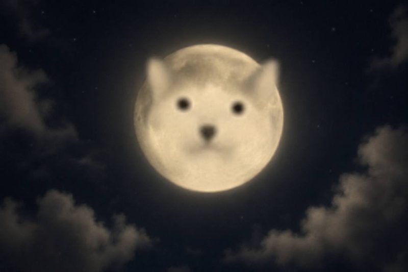 CET as the full moon in a night sky